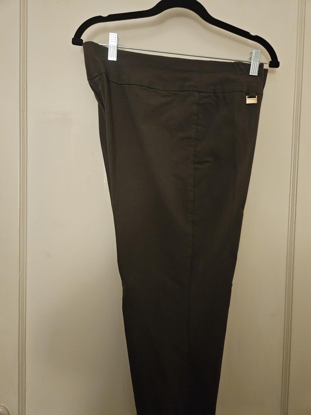 Alfani Women's Dark Green Straight-Leg Dress Pants